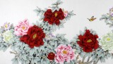 【已售】凌雪小六尺国画牡丹《花开富贵》