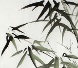何华贤三尺国画竹子《不可居无竹》