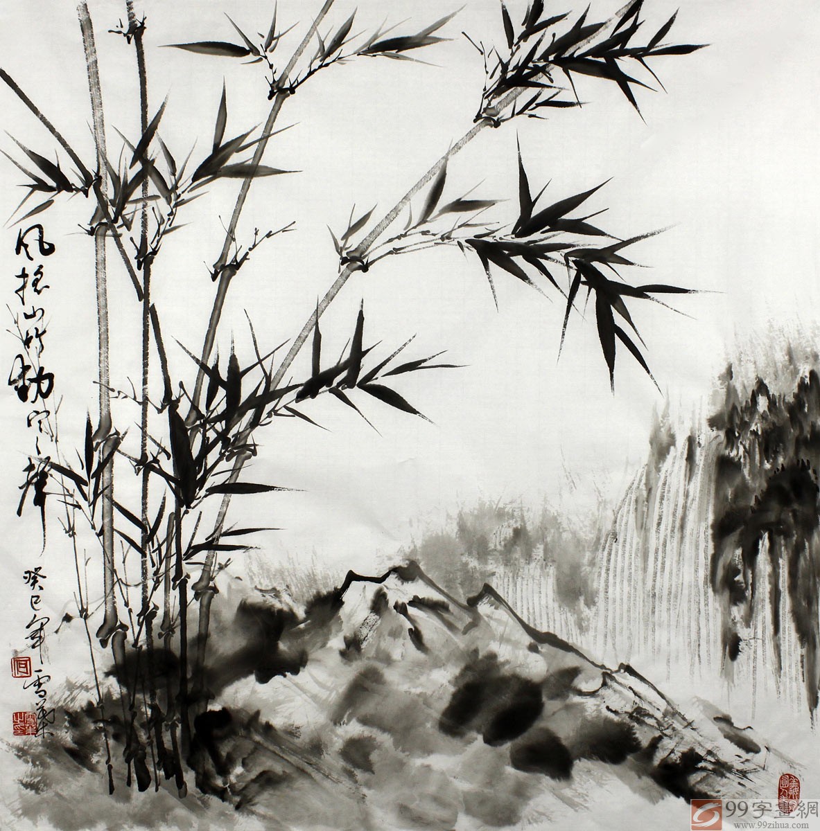 国画作品|山水-江南春意浓|李振军_兴艺堂