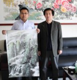 中国山水画家协会副主席程冰石作品《峡谷清音》（询价）