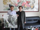 【已售】山水画协会副主席程冰石四尺斗方《泉鸣山谷》
