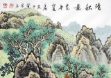 【已售】宁良成四尺精品山水画《清秋图》