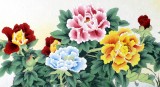 【已售】北京美协凌雪四尺客厅国画牡丹《花好月圆》