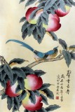 【已售】北京美协凌雪三尺祝寿桃《馨香长寿》