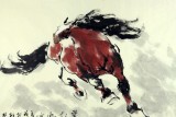【已售】王向阳作品《马驰祥云起》中国美术家协会会员