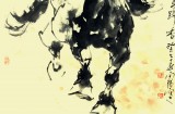 QA王向阳四尺斗方骏马图《春风得意马蹄香》
