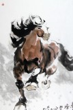 【已售】王向阳三尺骏马图《春风得意马蹄香》(询价)