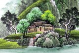 【已售】吴东小六尺招财风水聚宝盆《旭日祥云》