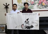 【已售】陈漫之四尺李白望月图《永结无情游》（询价）
