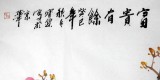 【已售】王宝钦精品六尺牡丹九鱼图《富贵有余》(询价)