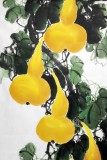【已售】四尺国画吉祥葫芦《福禄图》