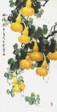 【已售】四尺国画吉祥葫芦《福禄图》