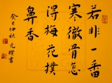 【已售】元朴小尺寸励志书法《若非一番寒澈骨》