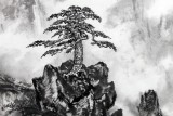 SK蒲家瑞国画山水《五岳奇秀》