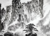 SK蒲家瑞国画山水《五岳奇秀》