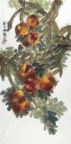 【已售】刘纪 三尺国画石榴《百子迎祥》 中国画大家 真迹收藏