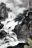 SK山水画协会副主席程冰石三尺《清泉石上流》