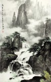 SK山水画协会副主席程冰石三尺《清泉石上流》