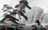 【已售】程冰石 四尺 《松石万年》 中国山水画协会副主席