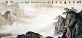 【已售】张慧仁小六尺山水国画《山色空濛雨亦奇》
