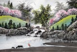 【已售】张慧仁小六尺漓江山水画《清漓神韵图》