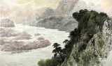 朝鲜功勋艺术家 壁山 作品《芒米正景色》