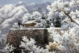 小八尺朝鲜雪景国画《冬天》