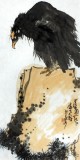 【已售】刘纪 三尺雄鹰国画《松鹰图》 中国画大家 真迹收藏