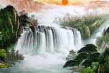 【已售】吴东四尺聚宝盆风水画《福地安居图》