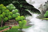 【已售】吴东四尺客厅聚宝盆《旭日东升》