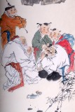 QA南海禅寺 妙林居士 四尺人物画《扒耳图》