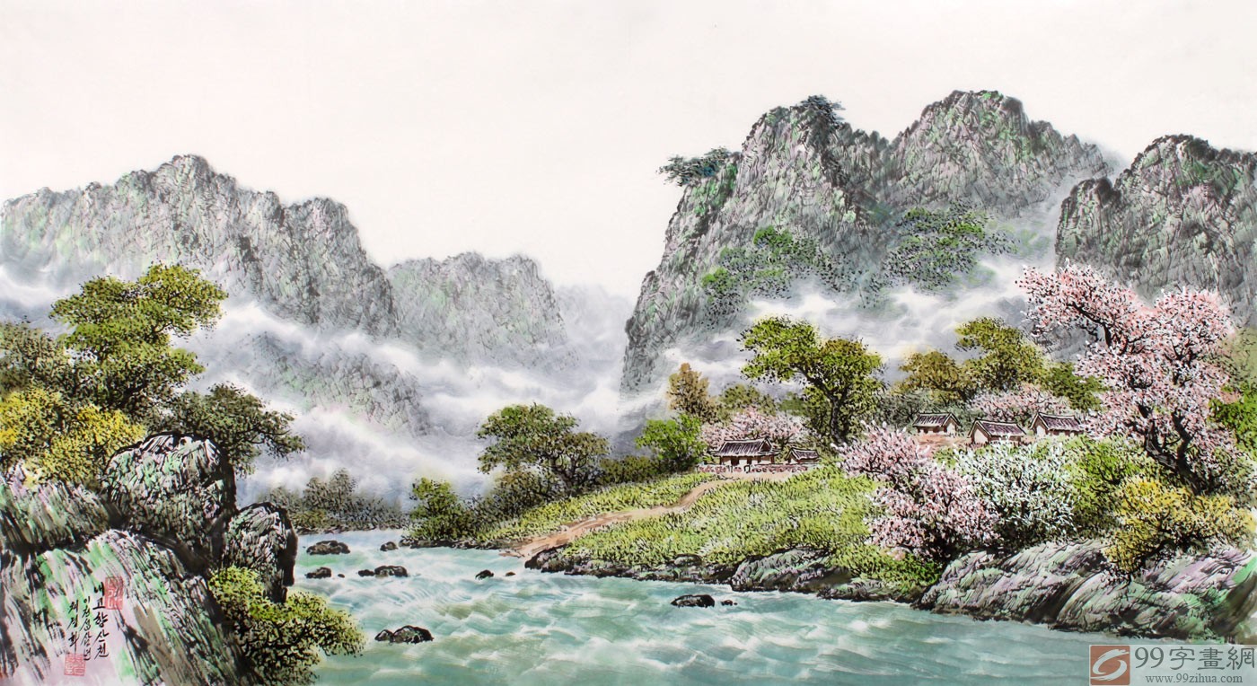 四尺朝鲜画 - 民族精神 - 99字画网