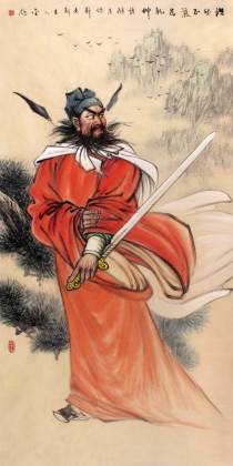 名家赵金鸰四尺刚正辟邪钟馗图《浩然正气满乾坤》