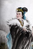 名家赵金鸰四尺思乡仕女《文姬思乡》(询价)