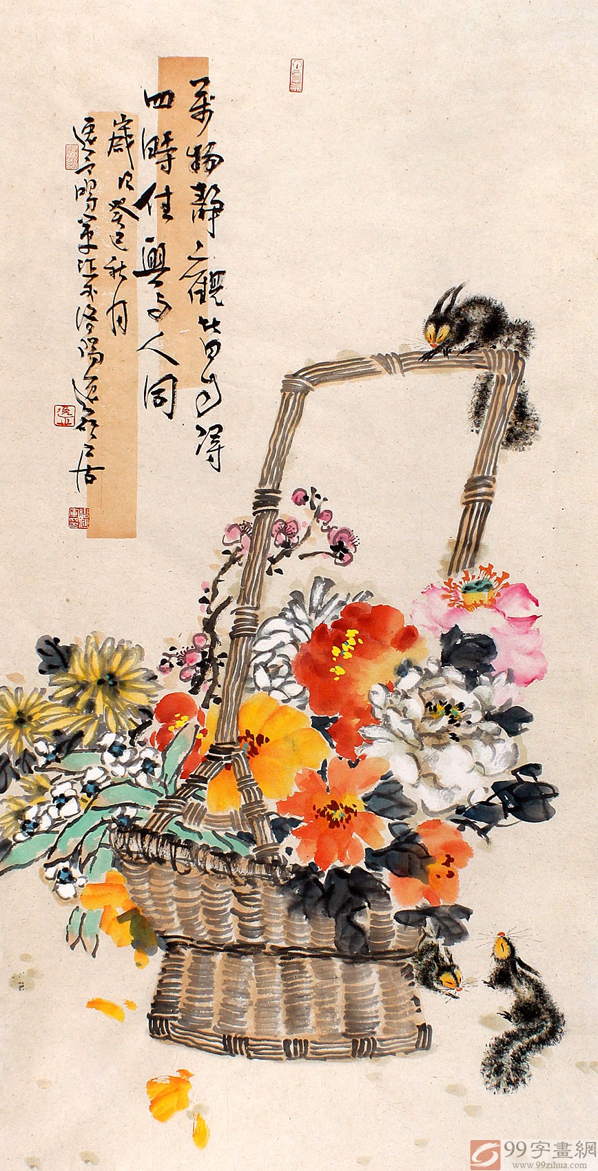qa河南美协曲逸之四尺万物静观皆自得
