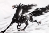 【已售】绥化美协理事徐鸿军四尺奔马图《神骏呈祥》（询价）