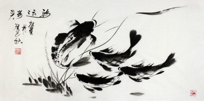 【已售】黑龙江民族书画院副院长齐根石三尺《鸿运当头》
