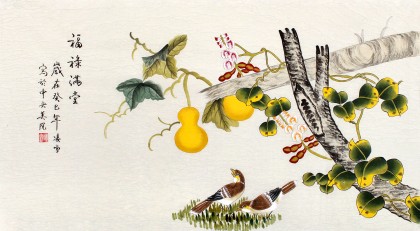 【已售】凌雪三尺风水葫芦《福禄满堂》