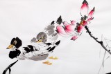 【已售】王宝钦 四尺斗方《荷风送香气》当代花鸟牡丹画名家（询价）