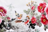 QA国家一级美术师王宝钦四尺《前程似锦》(询价)