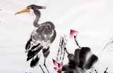 【已售】国家一级美术师王宝钦四尺斗方《荷风送香气》(询价)