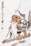 QA河北美协郭廷四尺三开《满载而归》（询价）