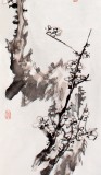 【已售】中美协会员 画坛名家王向阳四尺条屏《梅兰竹菊》(询价)
