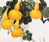 【已售】 四尺斗方风水葫芦《福禄画》