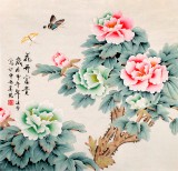 北京美协凌雪四尺斗方国画牡丹《花开富贵》 - 牡丹画- 99字画网