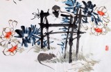 【已售】中美协会员 画坛名家王向阳四尺斗方《百年好合》(询价)