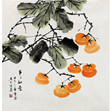 安徽美协何华贤四尺斗方《事事如意》