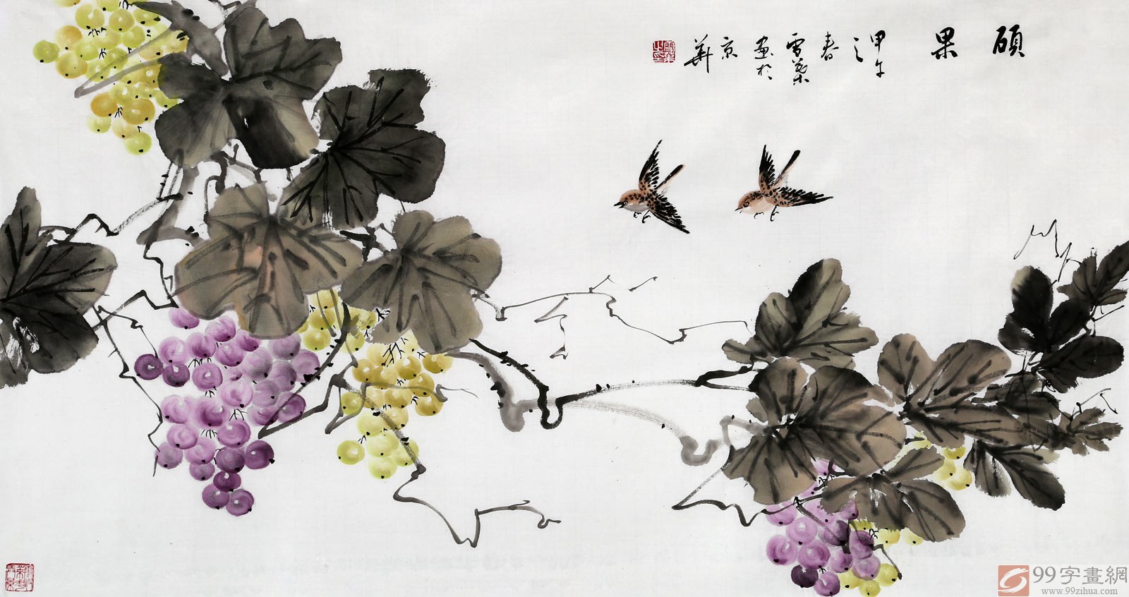 葡萄画,芒果画,中画葡萄人(第14页)_大山谷图库