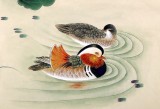 【已售】河南美协董书林荷花图《幸福和谐》