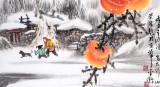 可定制 河北美协理事赵金鸰作品《浪漫冬日》(询价)